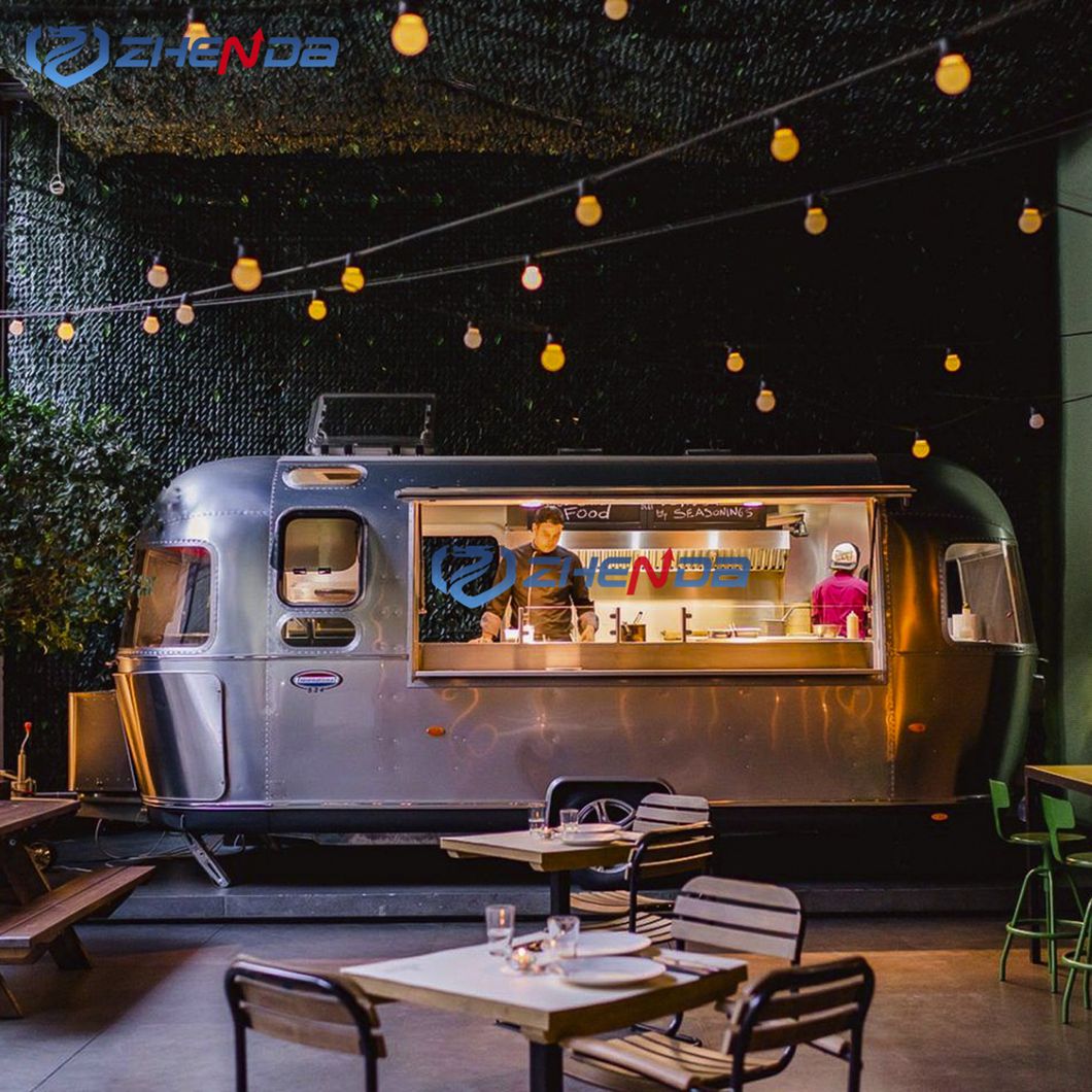 New Semi-Automatic Mini Exquisite Trailer/Convenient Dining Franchise Multifunctional Food Cart for Sale