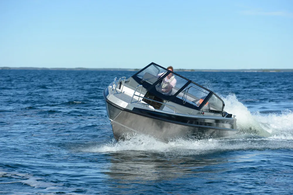 New Style Kinocean Aluminum Center Console Speed Patrol Boat in Selling