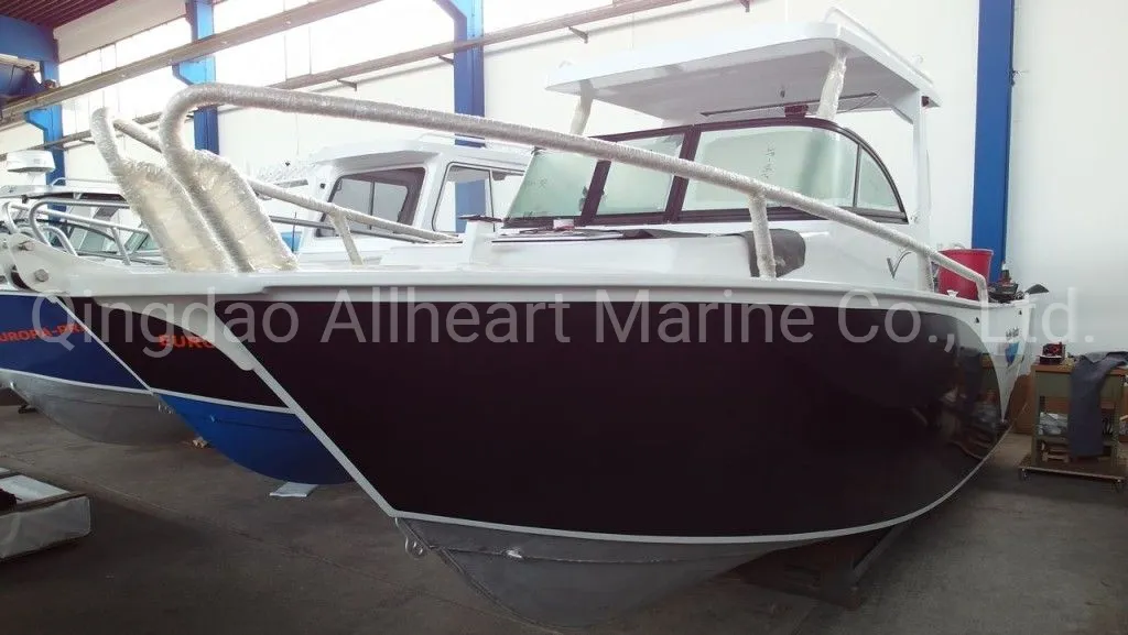 China Aluminum Boat 7.9m/26FT Cuddy Cabin with Hardtop Boat Fishing Boat for Sale