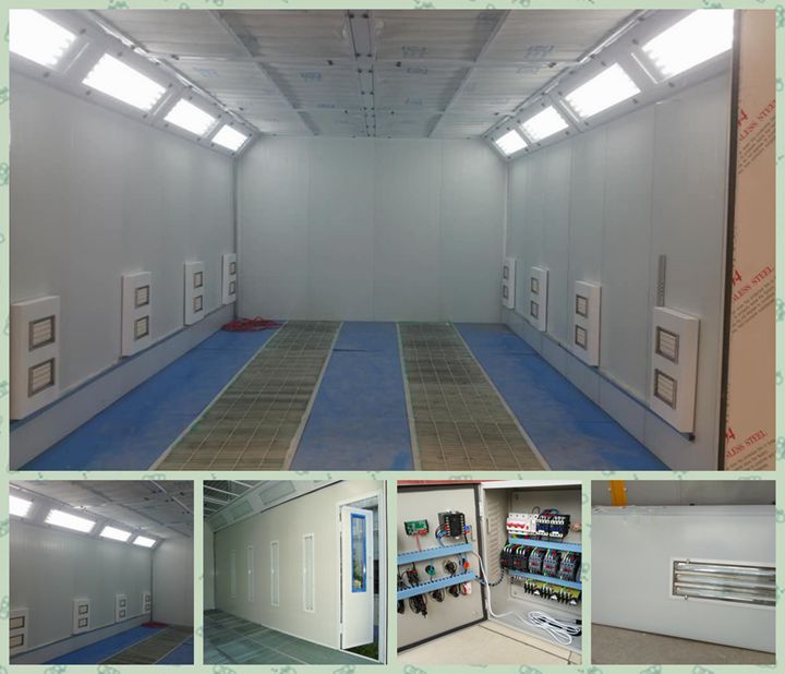 Economical and Practical Bus Spray Booth with Electric Heating System