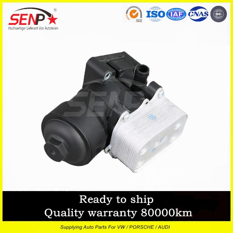 SENP Car Parts Car Engine Oil Filter Housing Assembly Wholesale Auto Spare Parts 03L115389C Oil Cooler Radiator VW Amarok Golf Jetta Passat Touran Tiguan A4