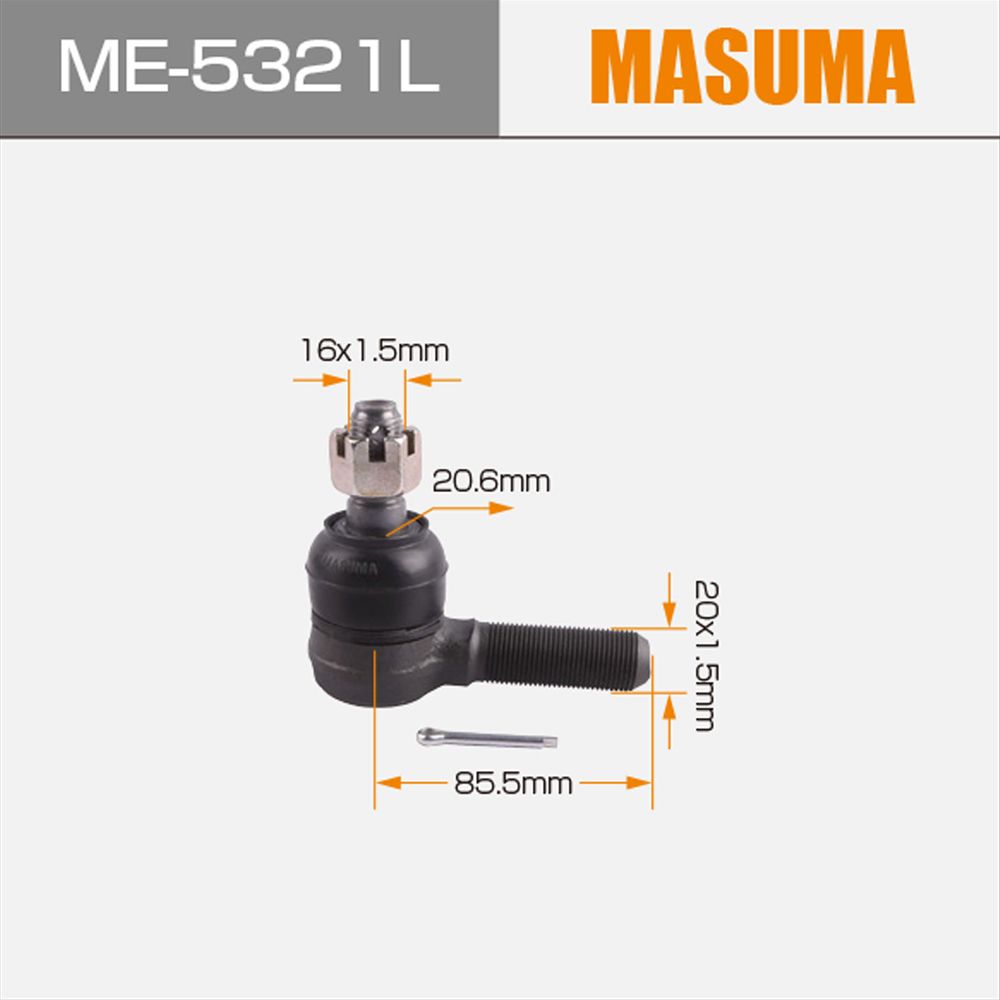 Me-5321L Masuma Auto Professional Supplier Automotive Steering System Tie Rod End 8-97107-349-0