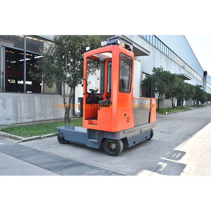 Hot Sale Warehouse Use 3t/4t/4.5 T/5t Electric Multi-Way Direction Forklift with with Rubber Tire for Long Material Handling