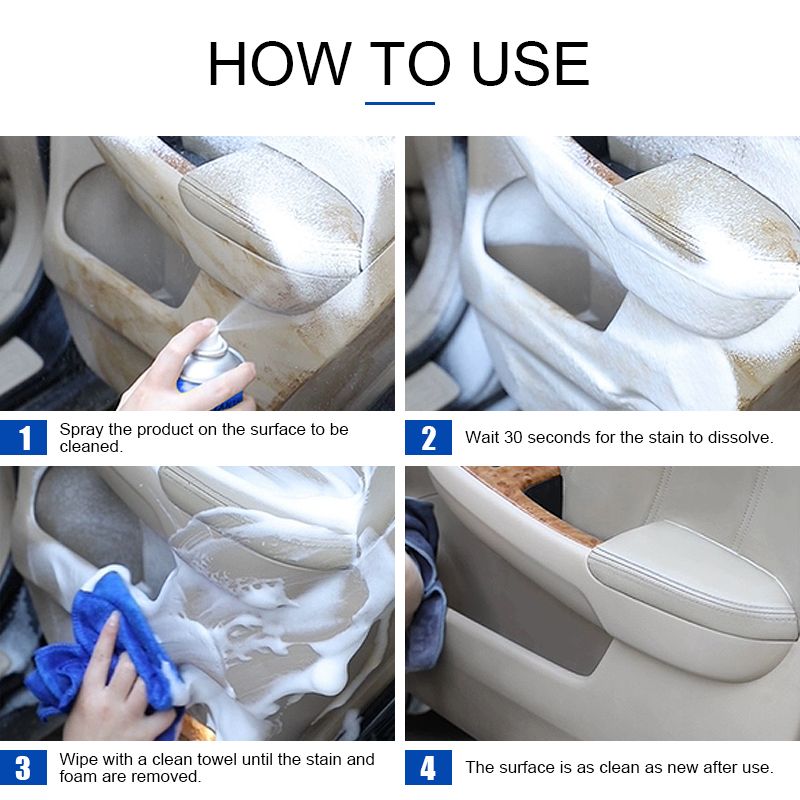 Car and Home Magic Multifunctional All Purpose Foam Cleaner Spray