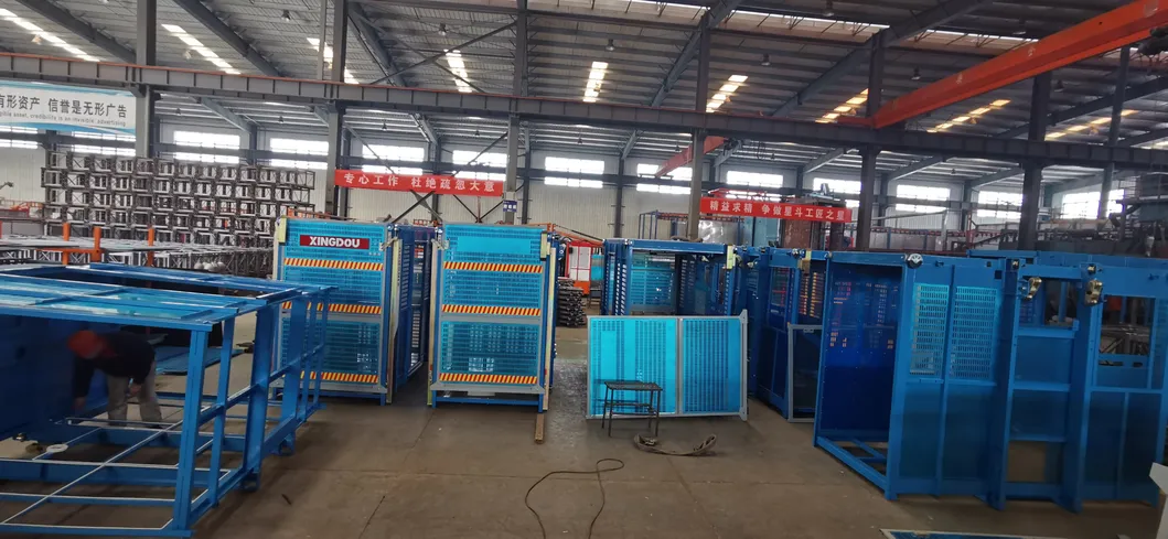Oversea Service Sc100/100 Construction Materials Hoist Elevator for Sale