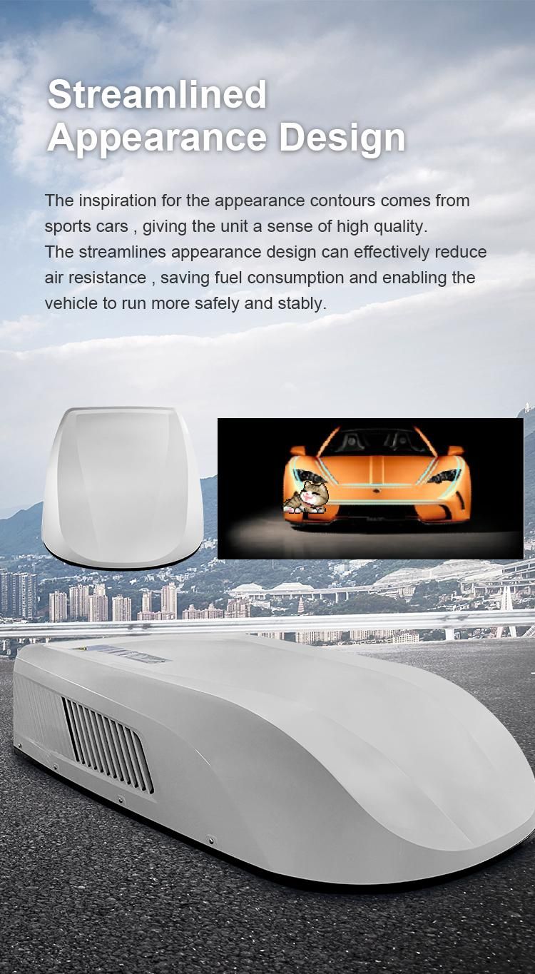 Puremind 9000/12000BTU Inverter Rooftop RV Air Conditioner for Truck Car