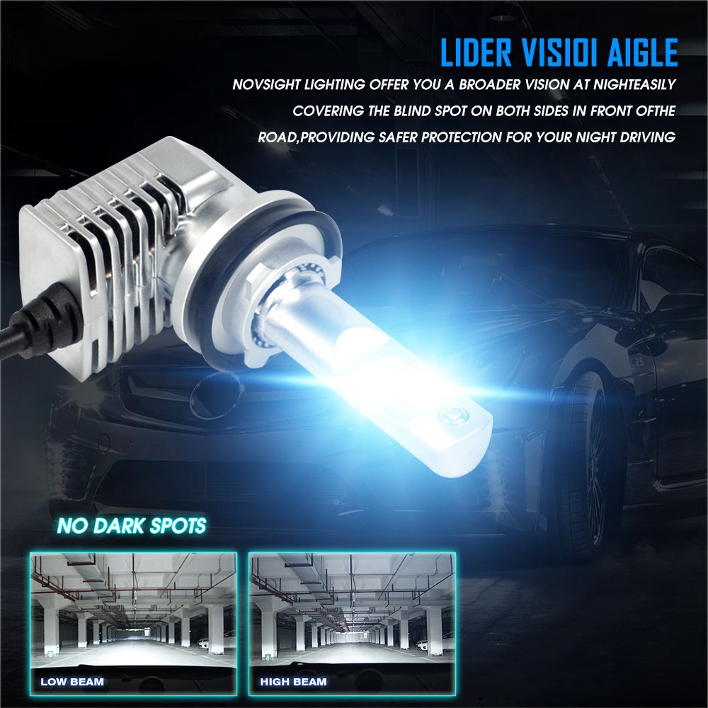 New High Birghtness with Fan 12V Car Truck 9012 9004 H11 H13 H7 Auto LED Headlight Bulb
