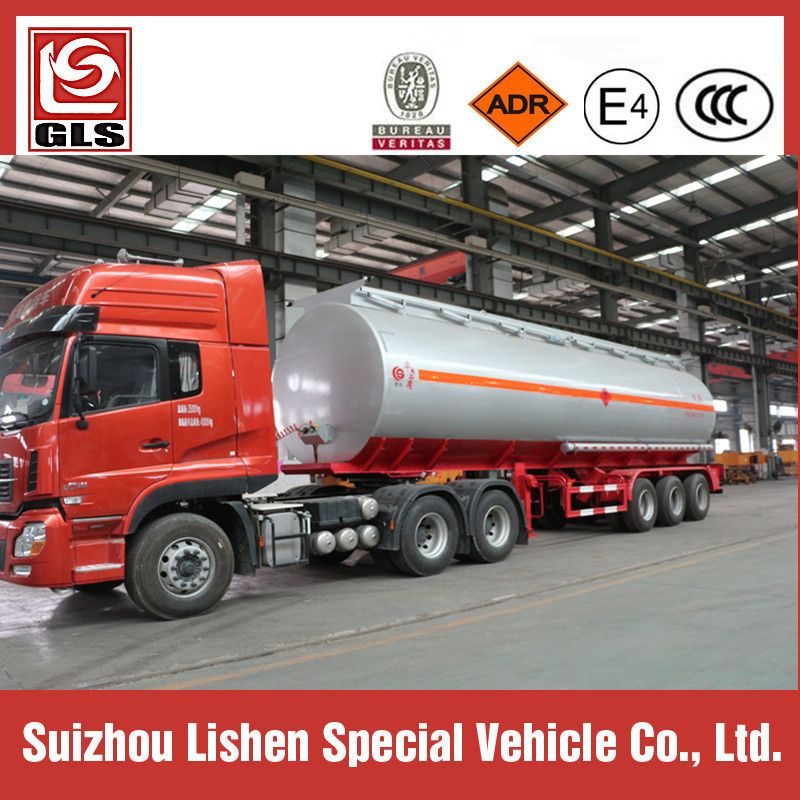 39cbm/39000L Carbon Steel Oil Tanker Semi Trailer for Fuel/Diesel/Crude Transport