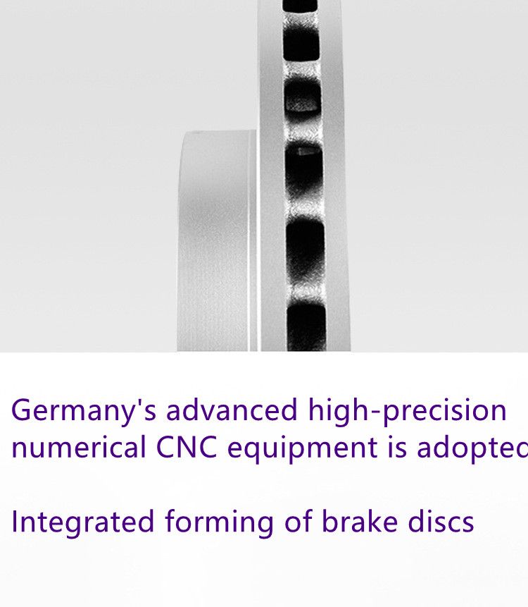 High Precision CNC Machining Casting Automobile Wheel Disc Brake with Good Quality