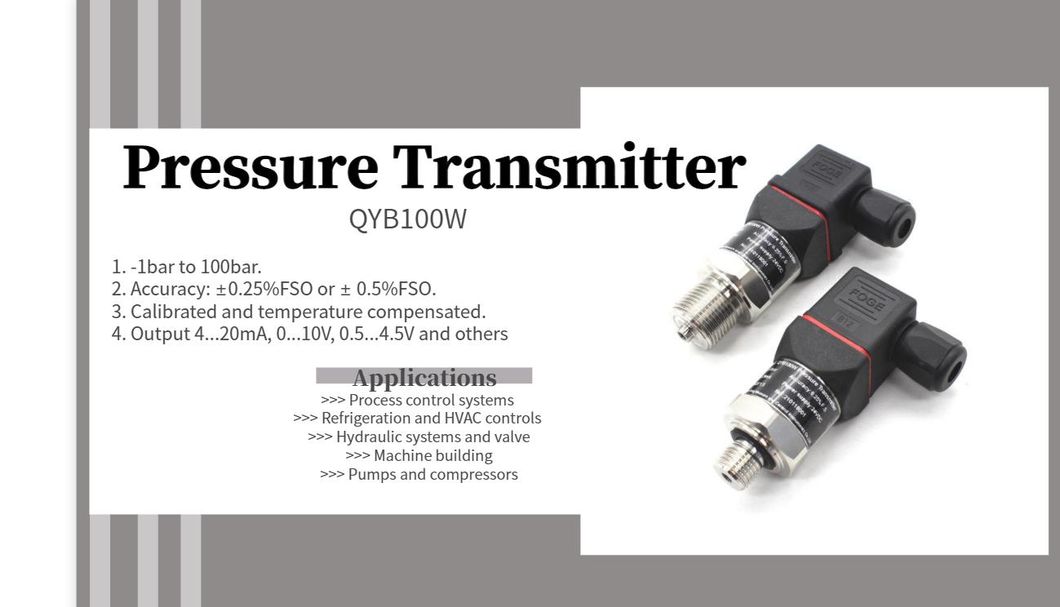 RS 485 4-20mA 300psig Pressure Transmitter