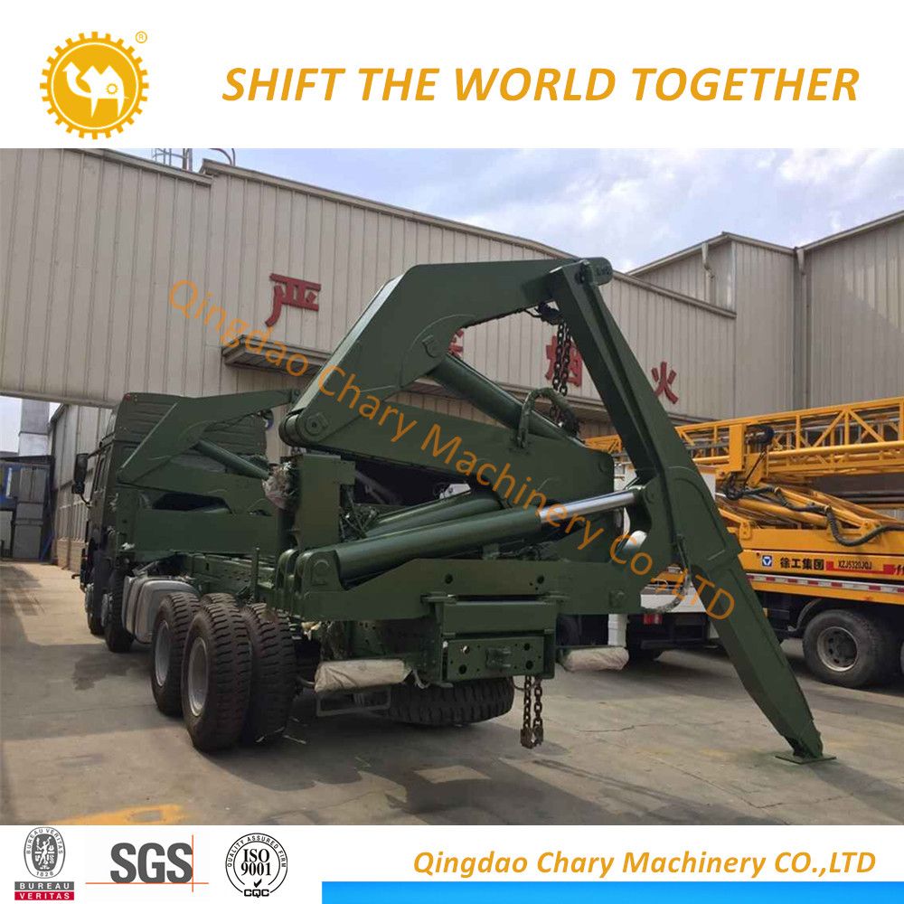 20FT-45FT Side Loading Trailer Container Lift / Container Side Lifter Trailer 40 Tons