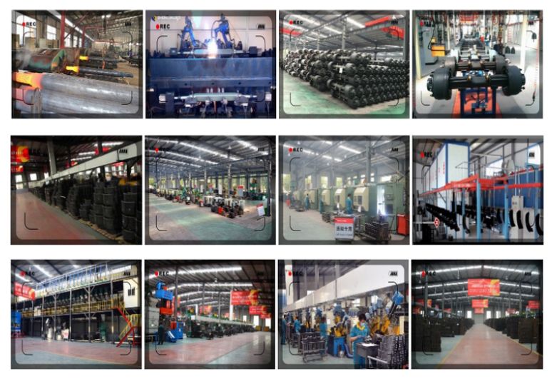 Low Frame Bogie Suspension for Semi Trailer and Truck