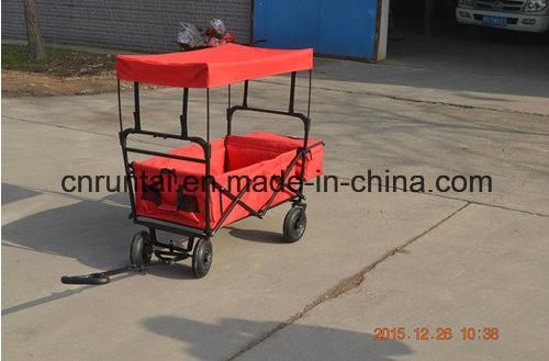 Useful Four PVC Wheels Folding Wagon (TC2015-1)
