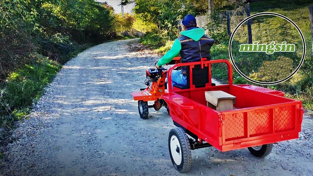0.5 Ton Mini Trailer for Cultivator or Hand Tractor