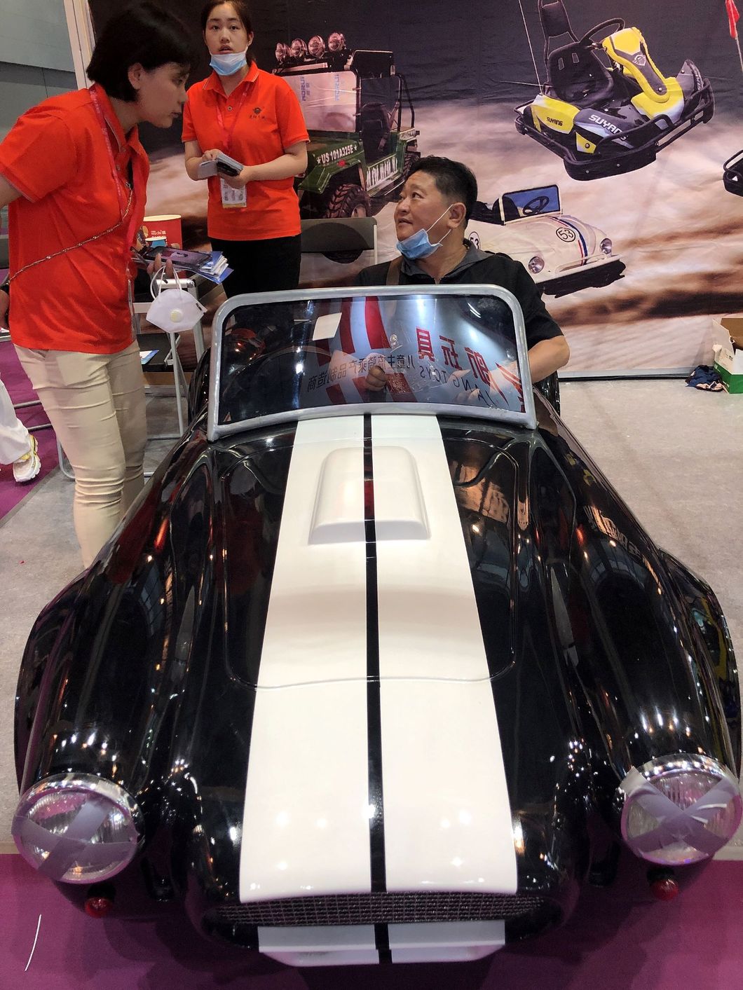 Hot Selling 2200W Cool Beetle Mini Car Racing Quad Atvs