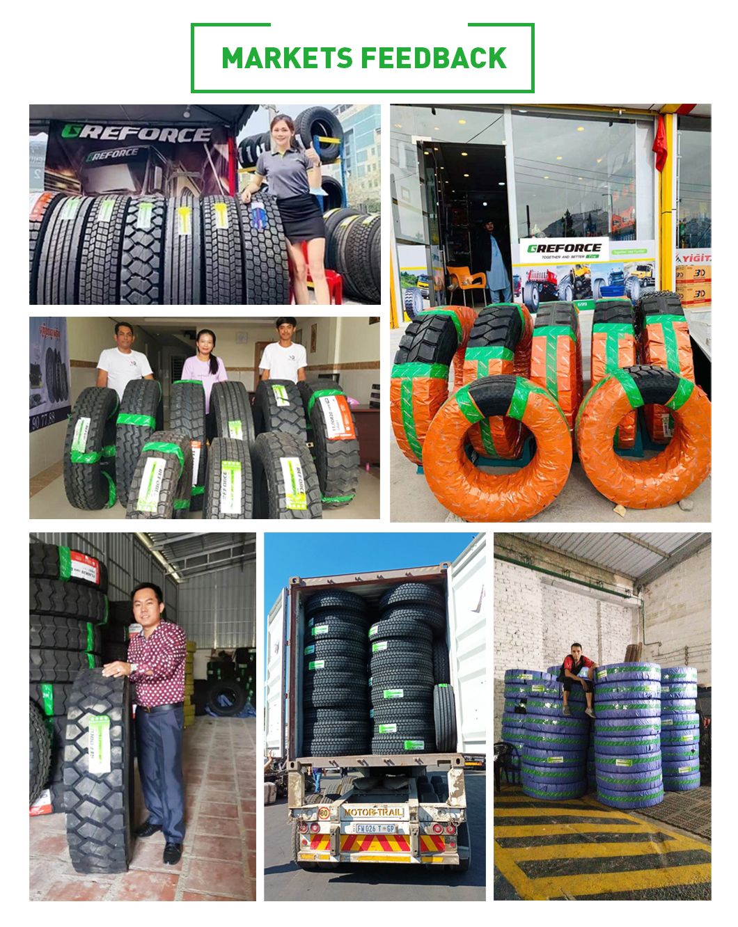 11.00r20 Top Quality Radial Truck Tire with Super Overloading Greforce