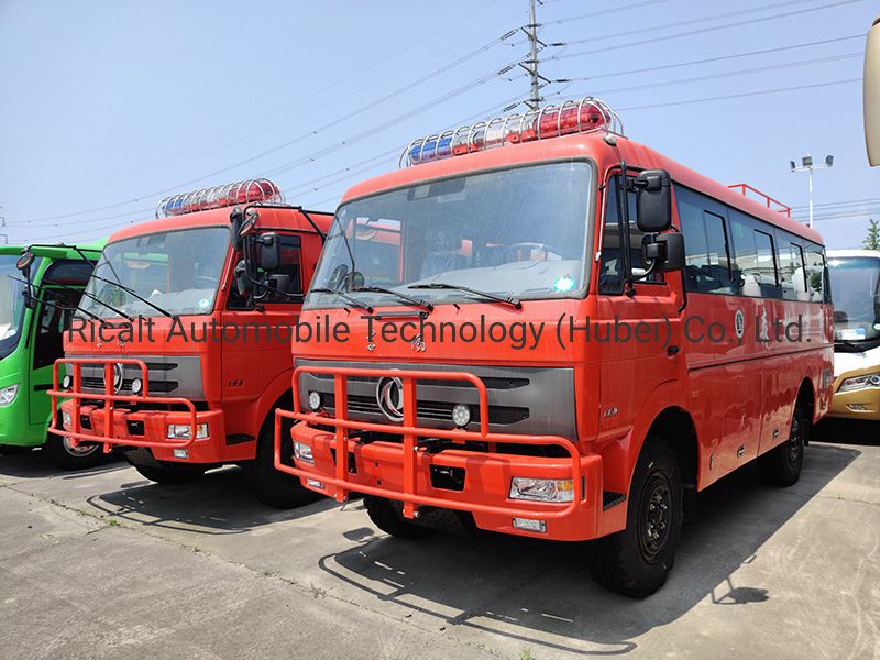 All Terrain 4X4 Vehicle 30 Seat Forest Fire Crew Carrier Luxury Medium Sized Bus