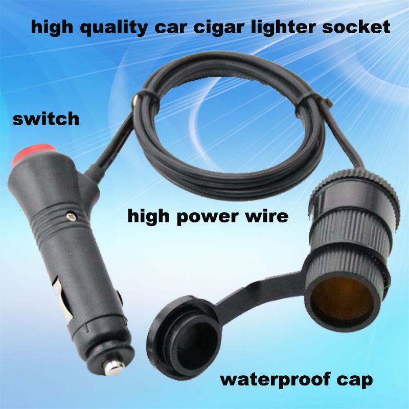12V Car Power Socket with Switch