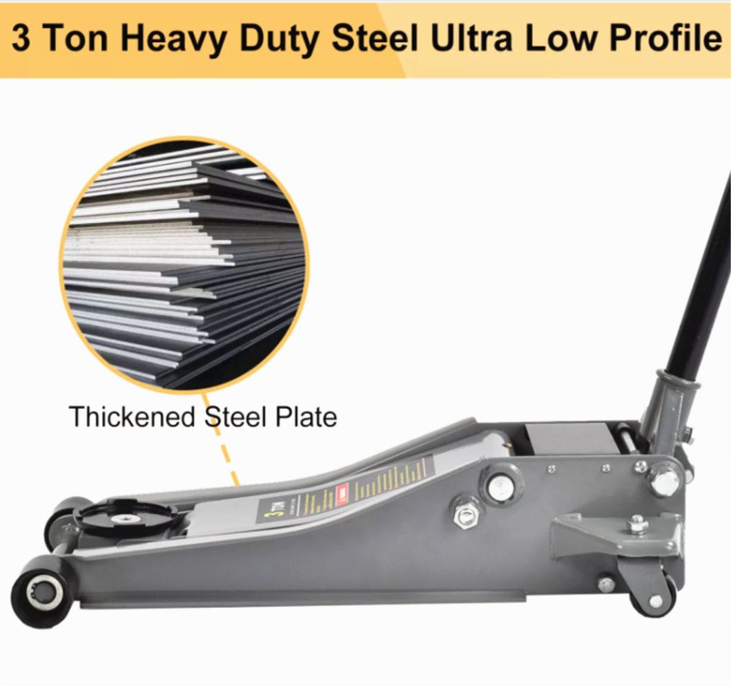 Low Profile Garage Repair Tool Professional Trolley Jack