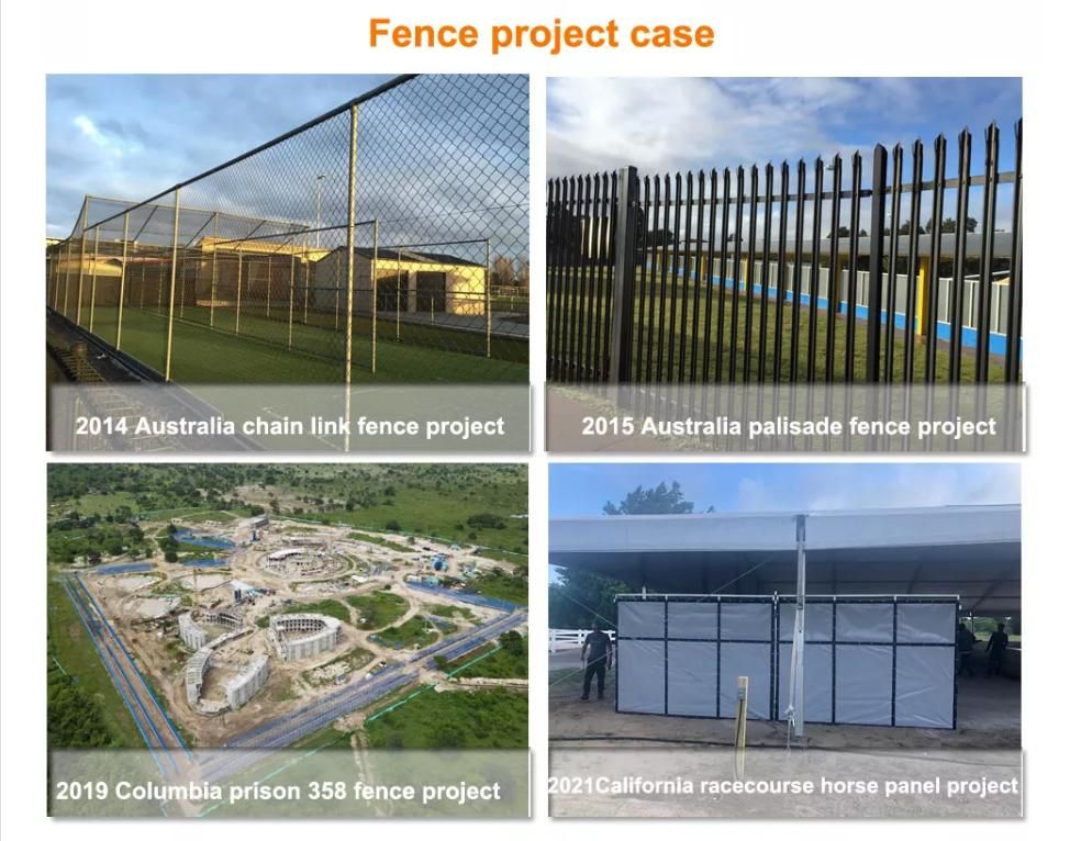 New Designs Temporary Fence Panels Hot Sale Temporary Fence with Clamp Galvanized Temporary Fence for Sale