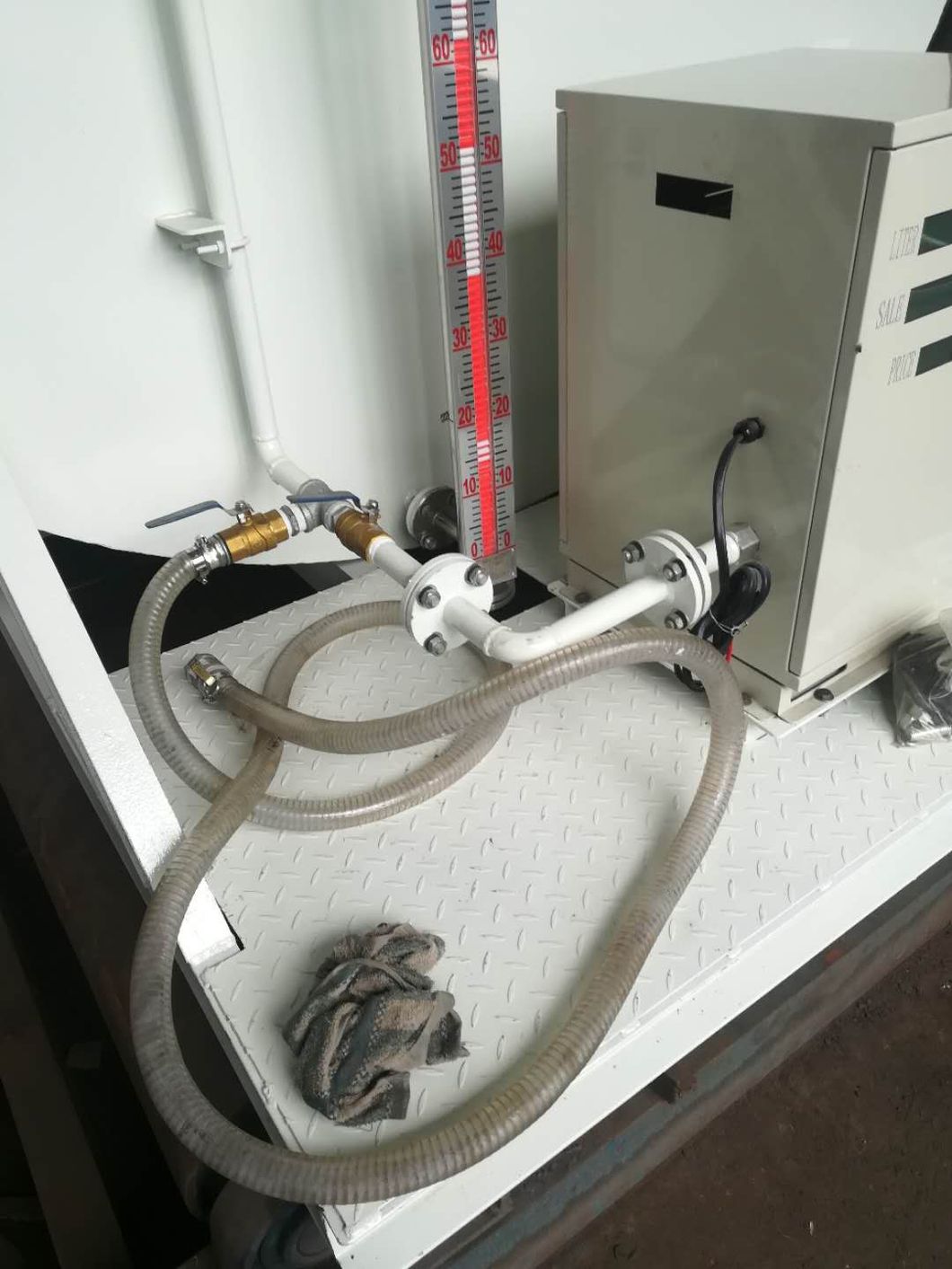 Mobile Fuel Tank Petrol Filling Station with Dispensing Pump