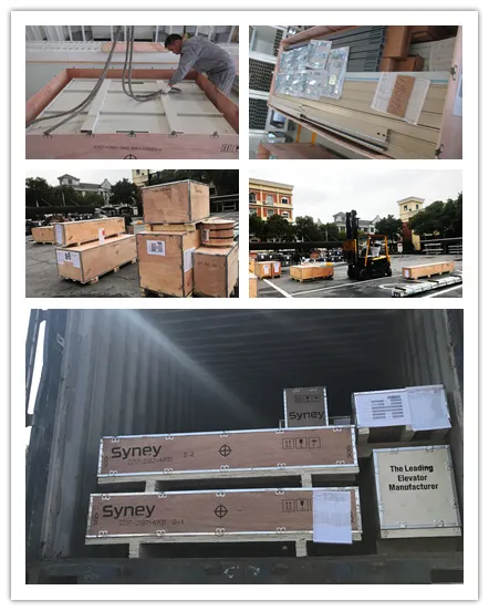 Syney Latest Design Big Door Size Heavy Load Cargo Elevator