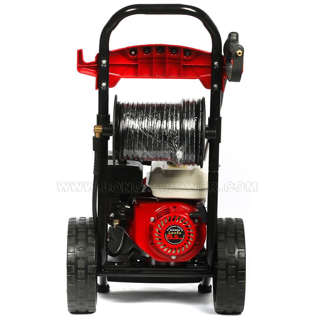 Power Washer, Pressure Cleaner 2600 Psi 6.5HP Gasoline Portable High Pressure Cleaner Machine with 4 Nozzles, for Industrial, Cars, Driveways, Fences, Patios