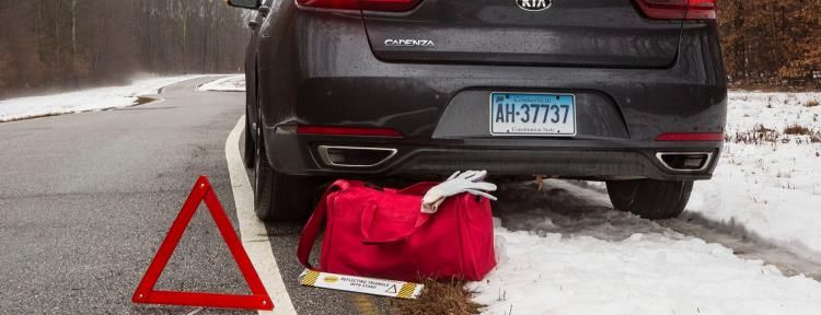 Triangle Bag and Fire Extinguisher High Quality Car Emergency Kit