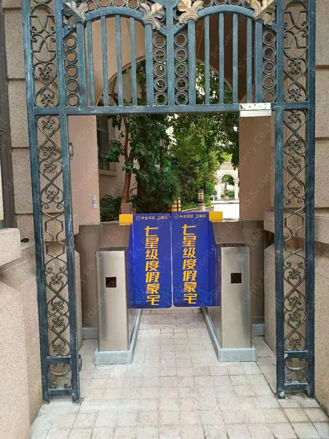 Durable Tested Metro Station Face Recognize Swing Turnstiles Gear Wheel DC Bruless Slim Barrier