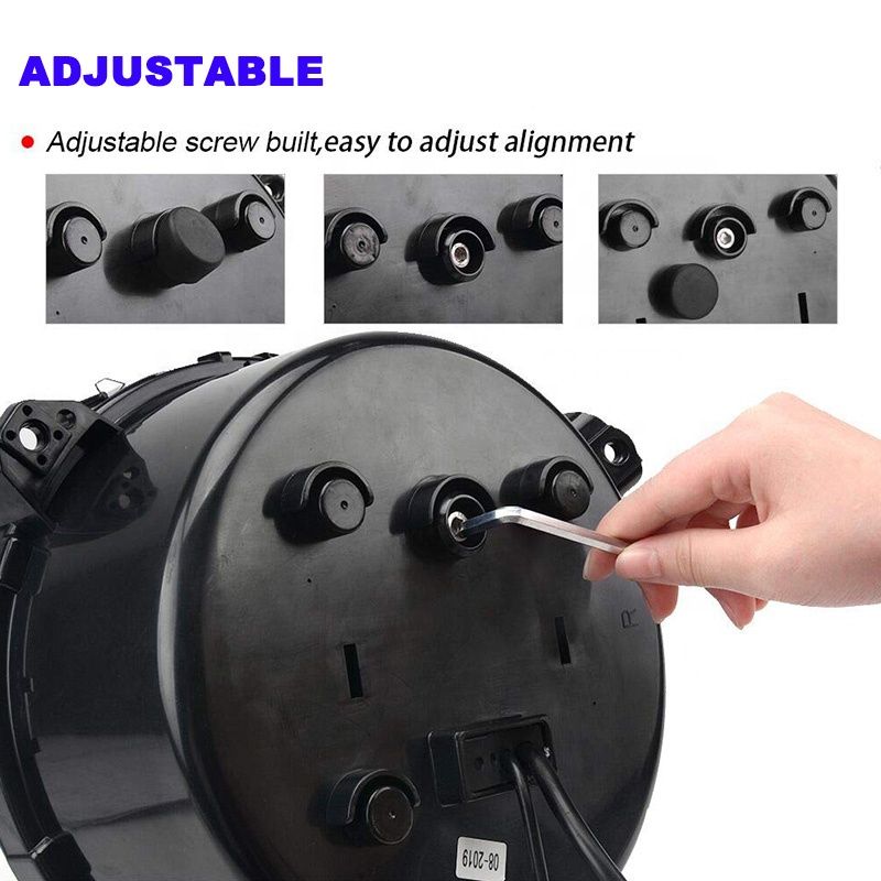 New Arrival DOT 9&prime;&prime; Hi/Lo Beam Round Headlight LED for Jeep Wrangler Jl 2018 2019