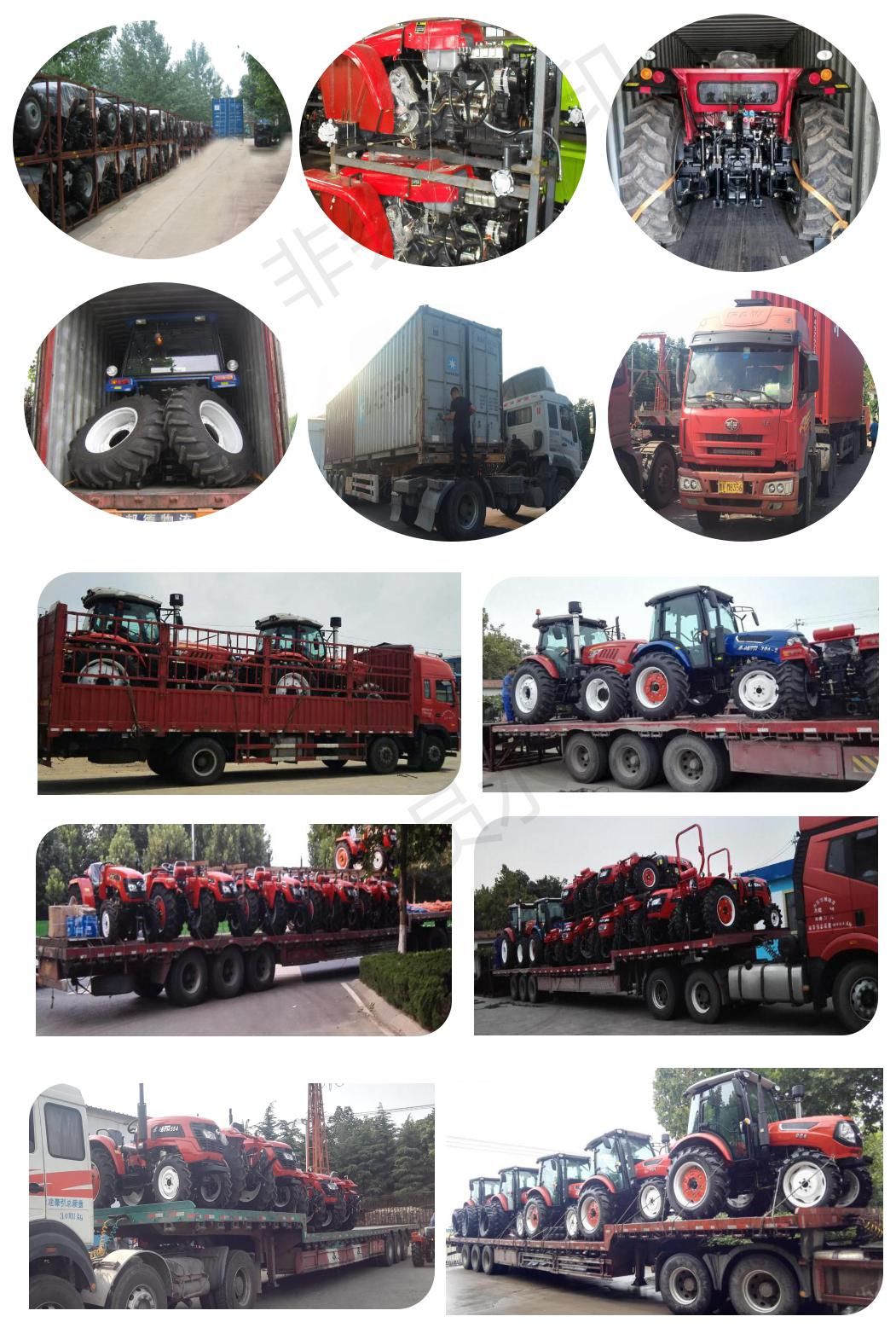 Taihong Small Tractor 60HP for Agriculture Use