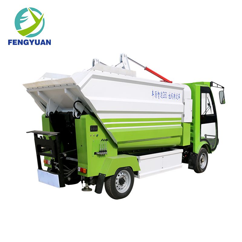 Fengyuan 4 Cbm Rear Loading Waste Garbage Truck
