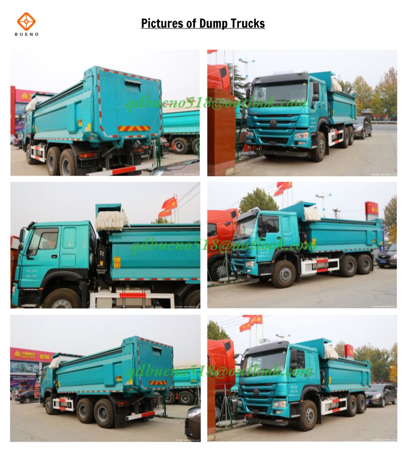 20cbm 40 Tons 360HP 6*4 10 Wheels Euro3 New Tipper Right Hand Driving Rhd Sinotruk HOWO Dump Truck