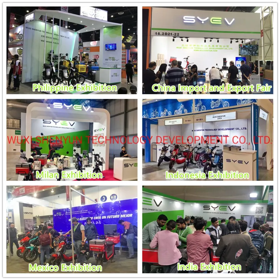 Syev Most Safe Riding Pedal Assist Mini Electric Racing Motorcycle 48V Motor Mobility Scooter with 35km/H Speed