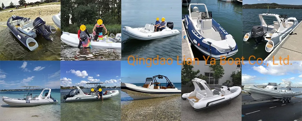 Liya 7.5m Rigid Hull Hypalon Inflatable Boat Speed Sport Fishing Rib Boats China for Sale
