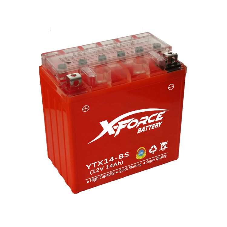 Japan Standard 12V 14ah Factory Price Gel Motorcycle Battery