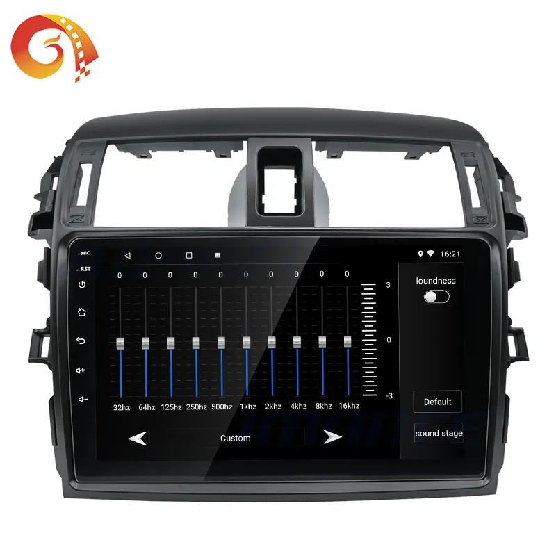 9 Inch Car Video DVD Player Dashboard Radio Stereo Android Multimedia for Toyota Corolla 2008 2009 2010 2011