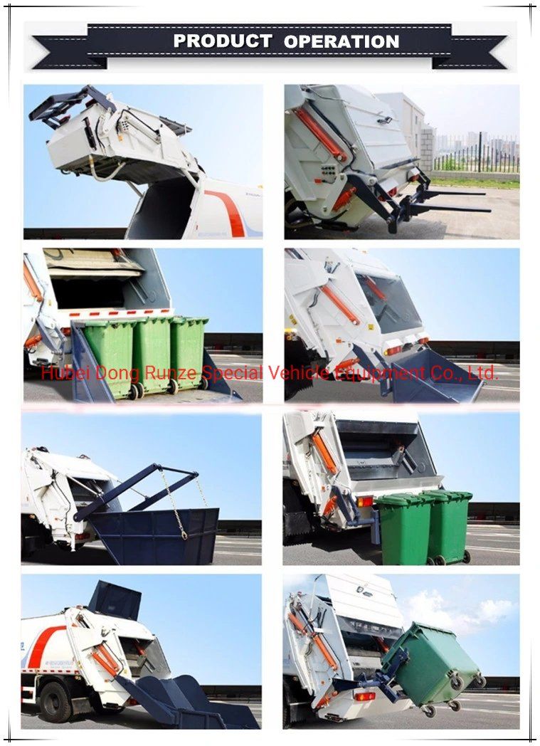 2023 New Model Japan I$Uzu Elf Garbage Compactor Truck 4-8cbm with 4kh1 Engine