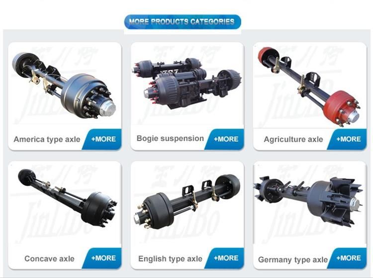 Factory Square Beam Spoke Spider Trailer Axle Germany Type
