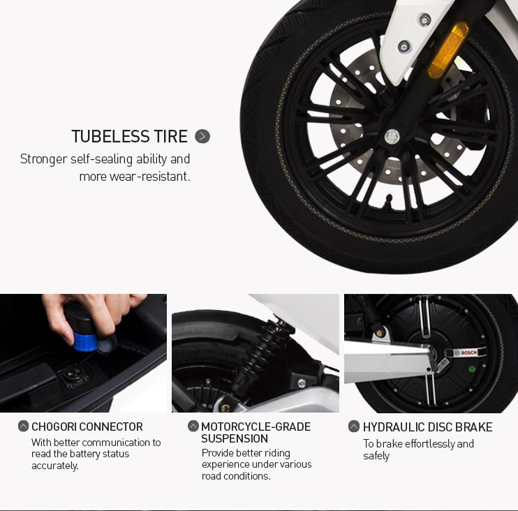 2 Wheel EEC Electric Scooter Adult Lvneng Factory Cheap Price 3000W