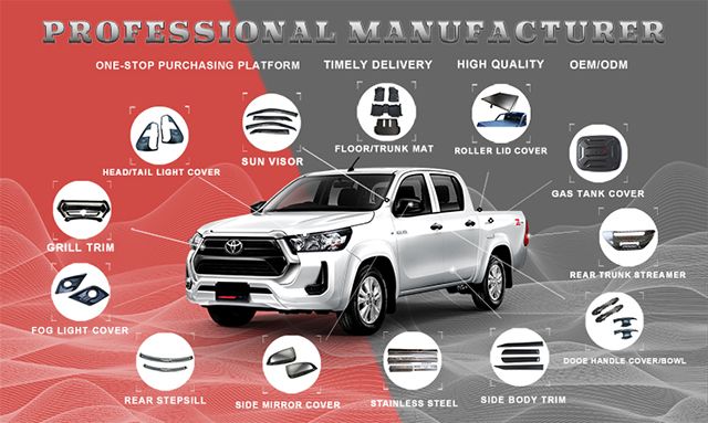 High Quality Easy Clean 3D/5D TPV Car Floor and Trunk Mats for Toyota Innova 2016-2021
