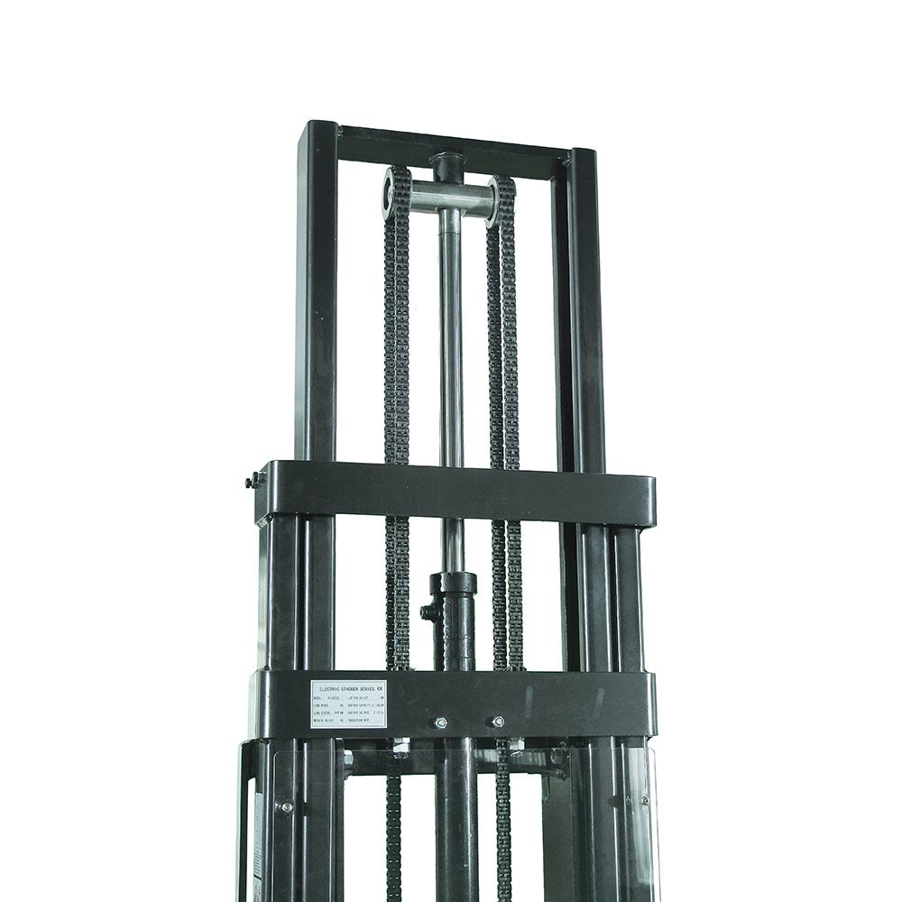 1.6t 2m Hydraulic Full Electric Powered Pallet Stacker Electric Stacking Vehicles