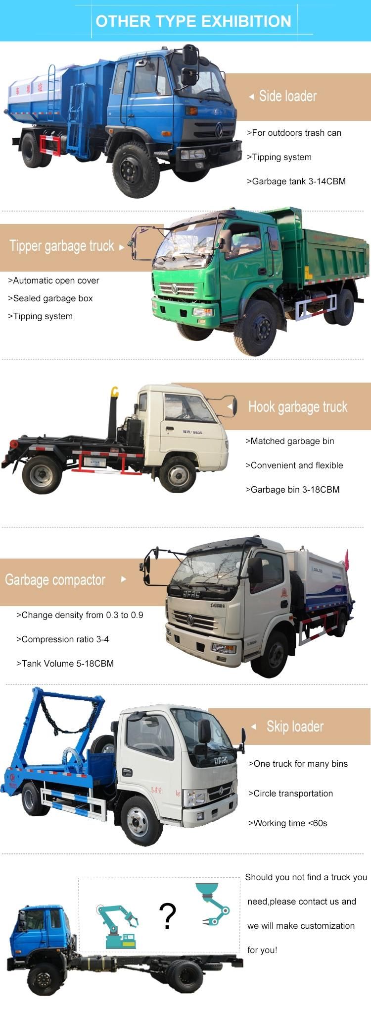 Sinotruk 6X4 371HP 22000L Garbage Truck HOWO 22cbm Garbage Compactor