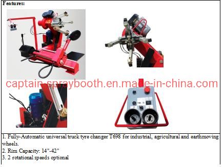 Ce Standard Heavy Truck Tyre Changer/ Large Wheel/Tire RS. T698