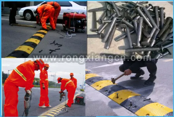 Recycle Duty Speed Hump/Road Rubber Speed Bumps for Sale