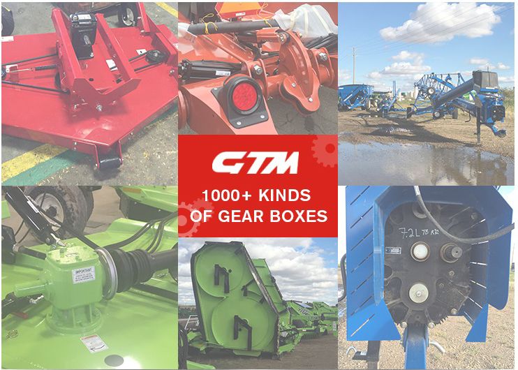 Gtm Parallel Gearbox Reducer Gearbox Agricultural Gearbox for Grain Swing Away Augers Field Grainbelts