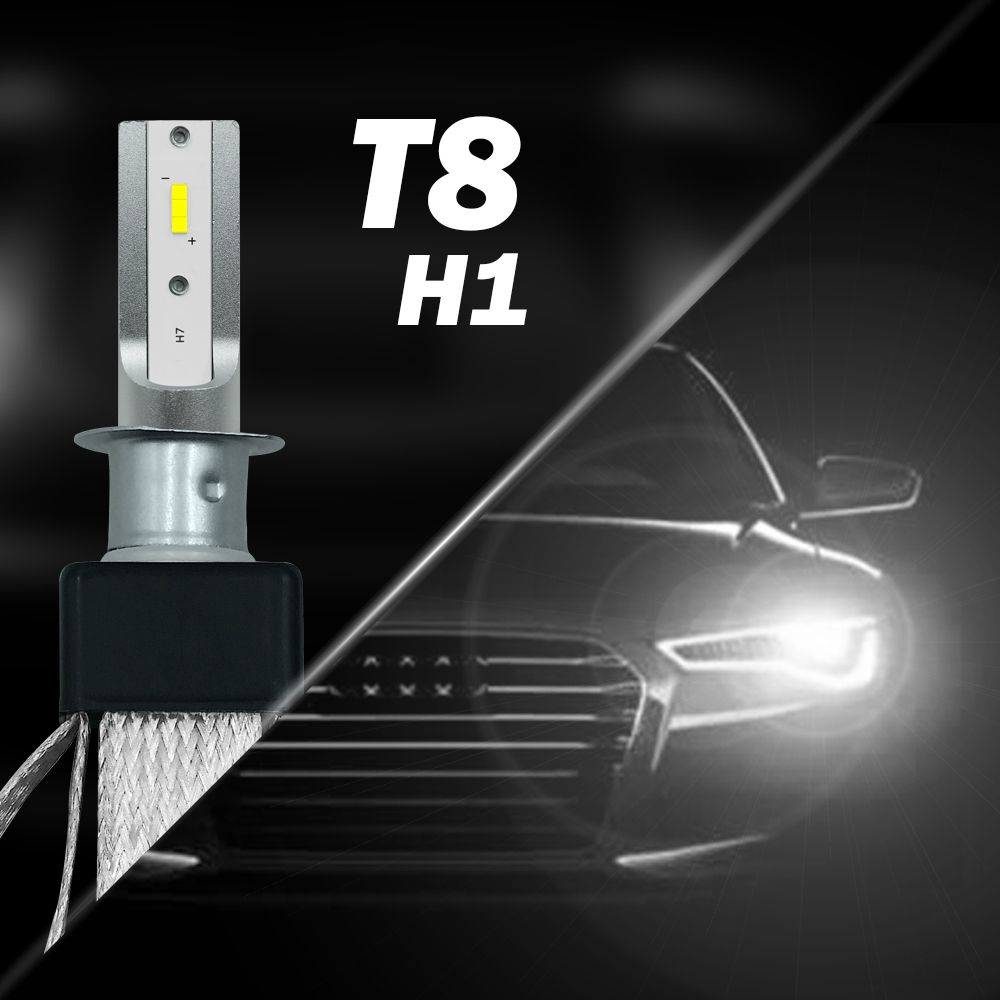 T8 Serial 9005 9006 H1 H7 H11 Auto Car LED Headlight Bulbs 80W