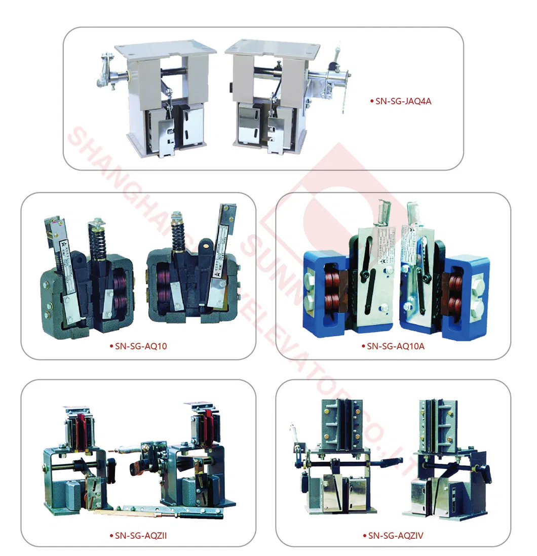 Speed 0.5~2.50m/S Elevator System Part Safety Gear