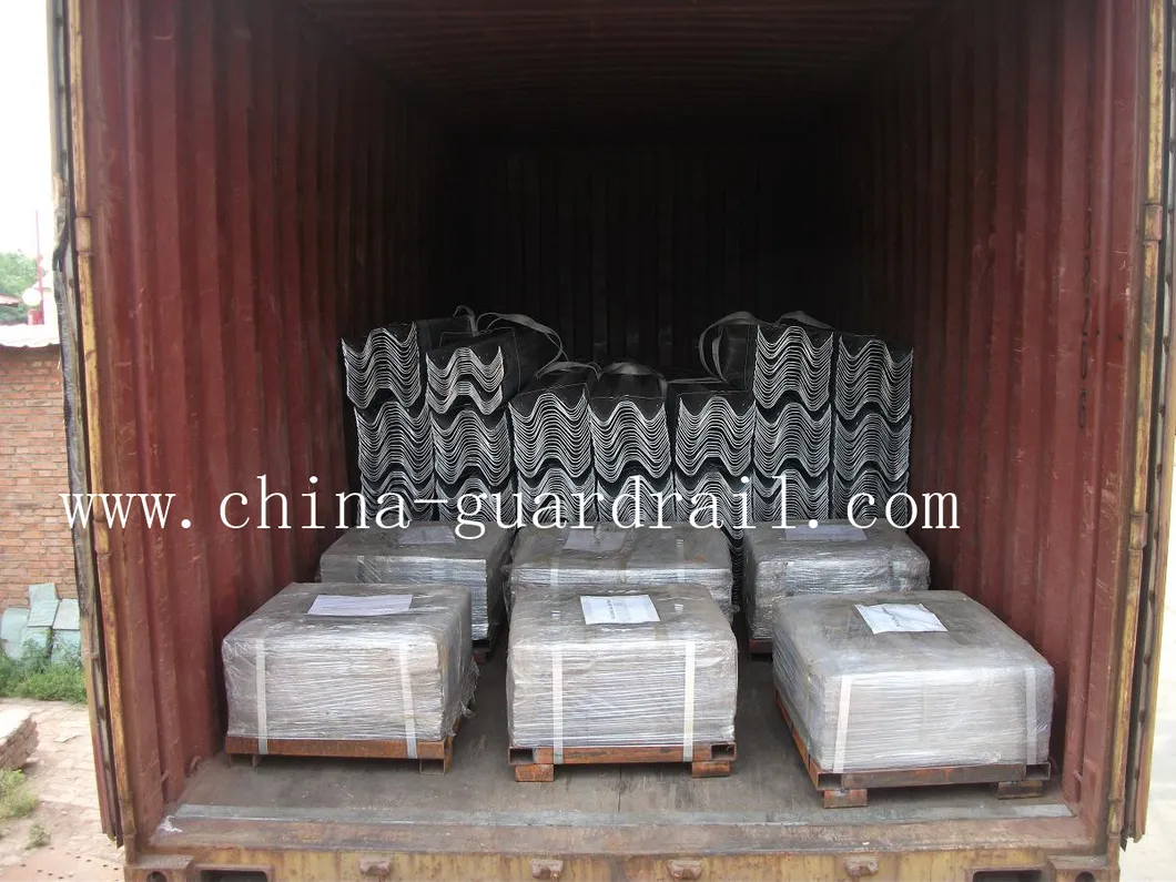 Hot DIP Galvanized Barrera Vial W Weam Highway Guardrail