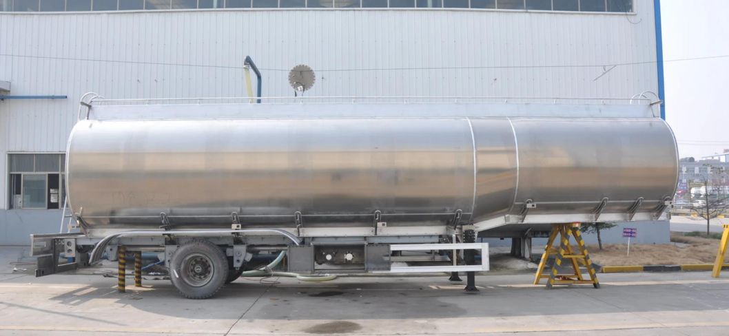 2/3 Axle Stainless Steel/Aluminum Alloy Tank/Tanker Truck Semi Trailer for 2/3 Axle Stain